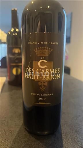Viner Rouge sec Le C des Carmes Haut-Brion Les Carmes Haut-Brion 2019 Frankrike Bordeaux Pessac-Léognan AOC