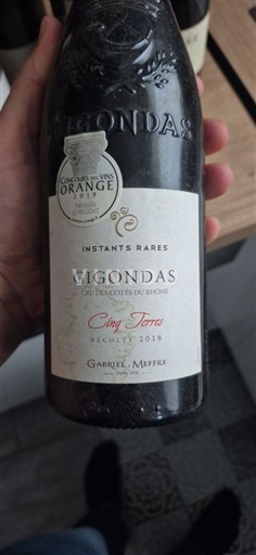 Rhônevallei Gigondas Gabriel Meffre Cinq Terres 2018