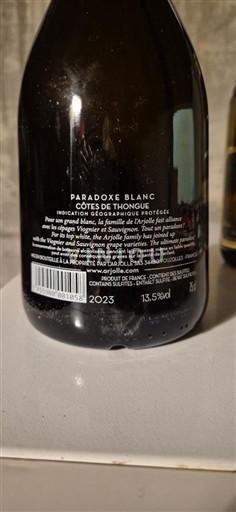 Languedoc ja Roussillon Côtes de Thongue Domaine L'Arjolle Paradoxe Blanc 2023