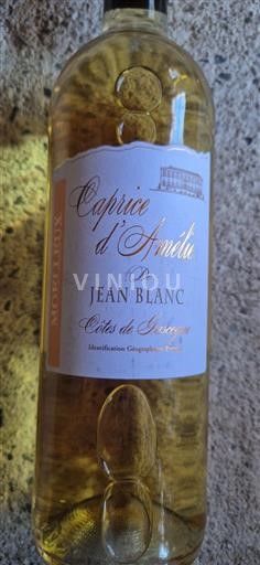 South West Côtes de Gascogne Jean Blanc Caprice d'Amélie 2021