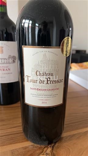 Bordeaux Saint-Émilion Grand Cru Château Tour de Pressac 2016