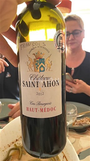 Burdeos Haut-Médoc Château Saint Ahon Cru Bourgeois 2012
