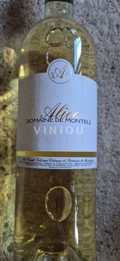 Rượu vang Blanc sec Alice Domaine Montels 2022 Pháp Tây Nam Côtes du Lot IGP