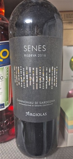 Wines Rouge sec Senes Riserva Argiolas 2016 Italy Sardinia Cannonau di Sardinia DOC