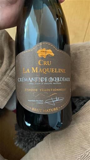Bordeaux Crémant-de-bordeaux Cru La Maqueline Không niên vụ