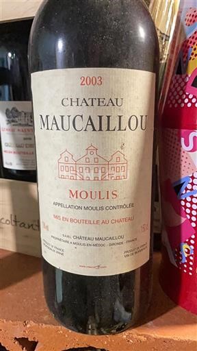 Bordeaux Nicht spezifiziert Château Maucaillou 2003