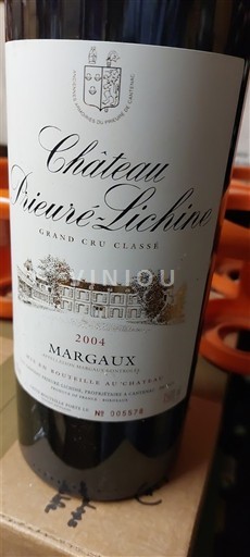 Bordeaux Margaux Château Prieuré-Lichine 2004