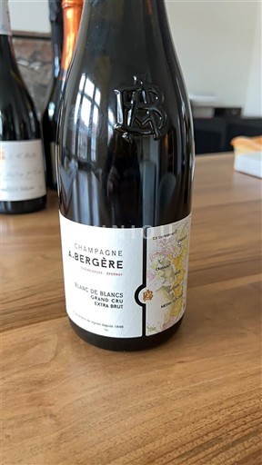 Champagne Sâm-panh Grand Cru A. Bergère Blanc de Blancs Grand Cru Extra Brut Không niên vụ