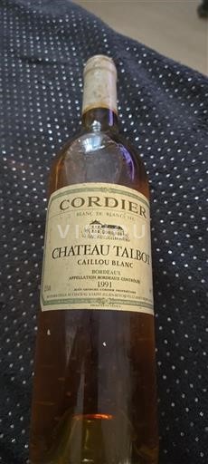 Bordeaux Château Talbot Caillou Blanc 1991