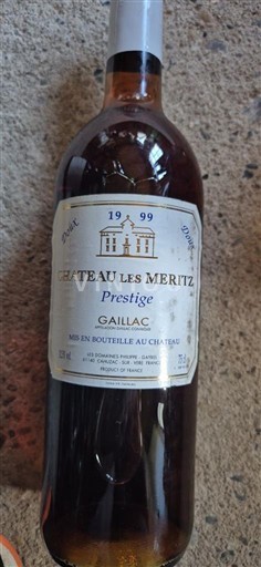 Jihozápad Gaillac Château Les Meritz Prestige 1999
