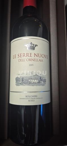 Toskánsko Nespecifikováno Ornellaia Le Serre Nuove dell'Ornellaia 2019