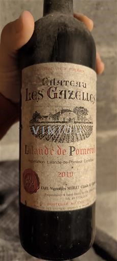 Bordeaux Lalande-de-Pomerol Château Les Gazelles 2010