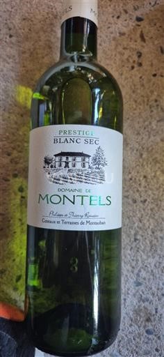 Jugozahod Coteaux et terrasses de Montauban Domaine Montels Prestige Blanc Sec 2018