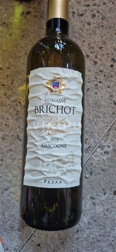 South West Côtes de Gascogne Domaine Brichot Parfums d'Automne 2019