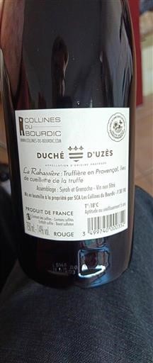 Rhône Valley Duché d'Uzès Collines du Bourdic La Rabassière Truffière 2023