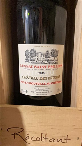 Bordeaux Lussac-Saint-Émilion Château Des Bruges 2015