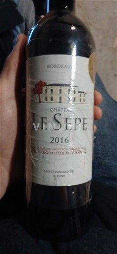Bordeaux Château Le Sèpe 2016
