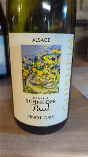 Alsace Domaine Schneider Paul 2016