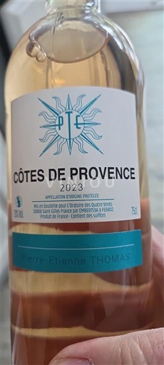 Provence Côtes-de-Provence Pierre-Etienne Thomas 2023