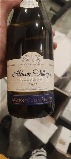Borgonha Mâcon e mâcon-villages Maison Colin Seguin 2023