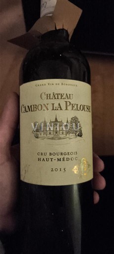 Bordeaux Haut-Médoc Cru Bourgeois Château Cambon La Pelouse 2015
