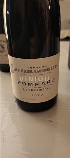 Burgundi Pommard Domaine Jean-Michel Gaunoux & Fils Les Perrières 2019