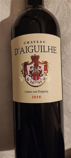 Bordeaux Castillon Côtes de Bordeaux Château Aiguilhe 2016