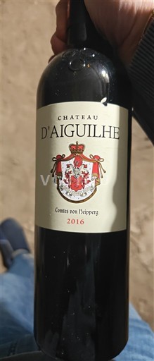 Bordoja Castillon-côtes-de-bordeaux Château Aiguilhe 2016