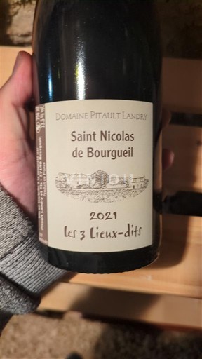 Thung lũng sông Loire Saint-Nicolas-De-Bourgueil Domaine Pitault Landry Les 3 Lieux-dits 2021
