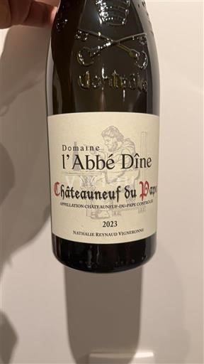 Rhône Valley Châteauneuf-du-Pape Domaine L'Abbé Dîne 2023