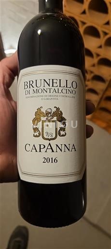 Toscane Brunello di Montalcino Capanna 2016