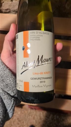 Alsacia Albert Maurer Lieu-dit KRITT Vieilles Vignes 2019