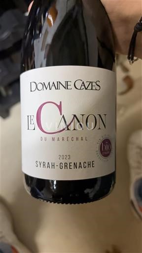 Languedoc e Roussillon Côtes Catalãs Domaine Cazes Le Canon du Maréchal 2023