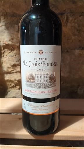 Bordeaux Montagne-saint-émilion Château La Croix Bonneau 2010