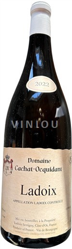 Bourgogne Ladoix Domaine Cachat-Ocquidant 2022