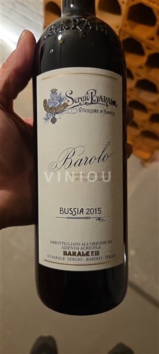 Piedmont Wines Barolo Sergio Barale Bussia 2015
