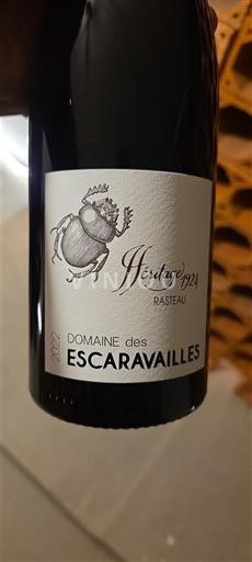 Rhône Valley Rasteau Domaine Des Escaravailles Héritage 1924 2022
