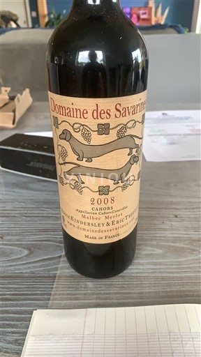 South West Cahors Domaine Des Savarines 2008