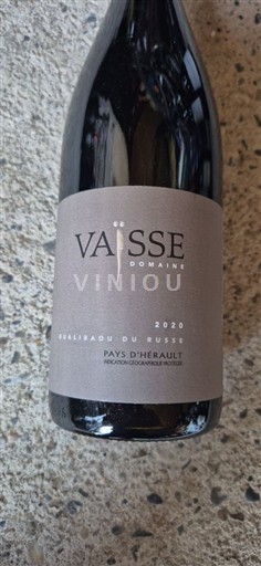 Languedoc Domaine Vaïsse Galibaou du Russe 2020