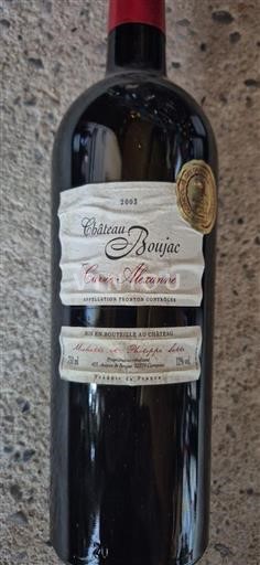 Sudoeste Fronton Château Boujac Alexandre 2003