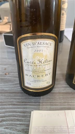 Elsass Backert Hélène 2005