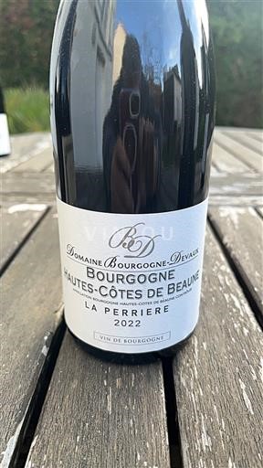 Burgundi Beaunen Ylämaat Domaine Bourguignon-Devaux La Perrière 2022