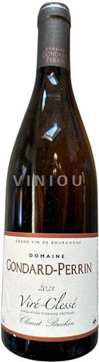 Burgundy Viré-clessé Domaine Gondard-Perrin Climat Buchon 2021