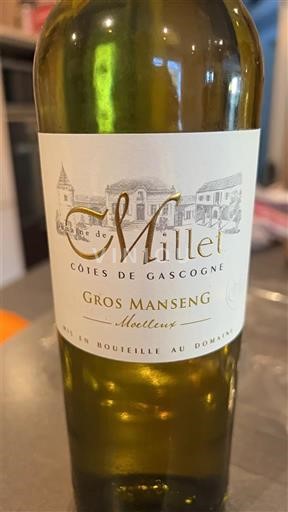 Sud-Ouest Côtes de Gascogne Domaine Millet Gros Manseng Moelleux Non Millésimé