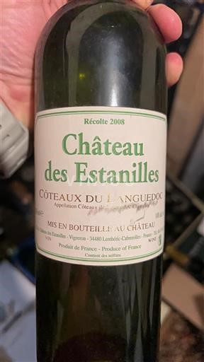 Languedoc Languedoc-ylängöt Château Des Estanilles 2008