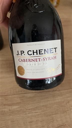 Languedoc a Roussillon Pays d'Oc J.P. Chenet Cabernet-Syrah 2012