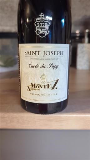 Údolí Rhôny Saint-Joseph Montez du Monteillet du Papy 2020