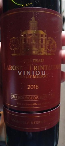 Bordeaux Haut-Médoc Cru Bourgeois Château Larose Trintaudon 2018
