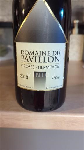 Rhône-dalen Crozes-Hermitage Domaine Pavillon 2018