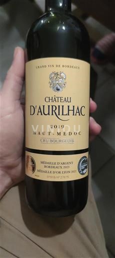 Bordeaux Haut-Médoc Cru Bourgeois Château Aurilhac 2019